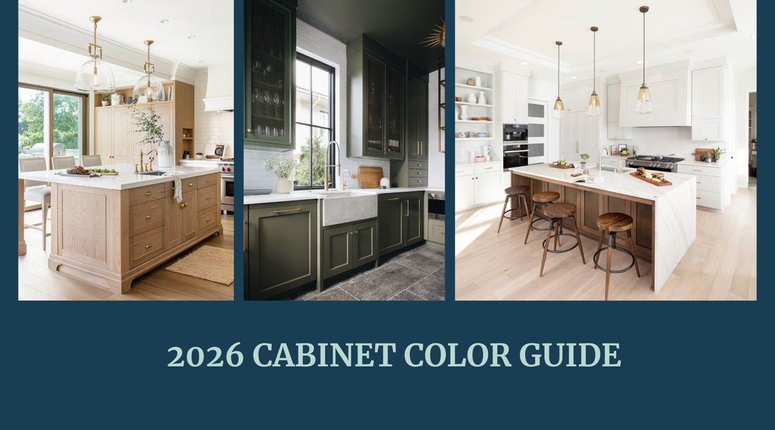 Most Popular Cabinet Colors and Finishes for 2026