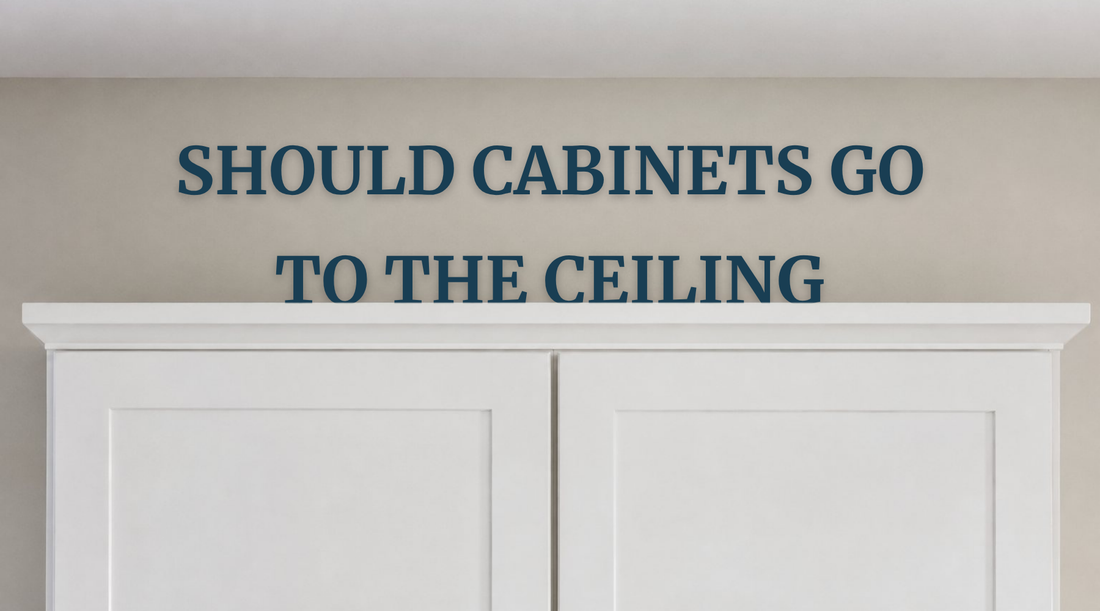 Should Kitchen Cabinets Go to the Ceiling? Pros and Cons