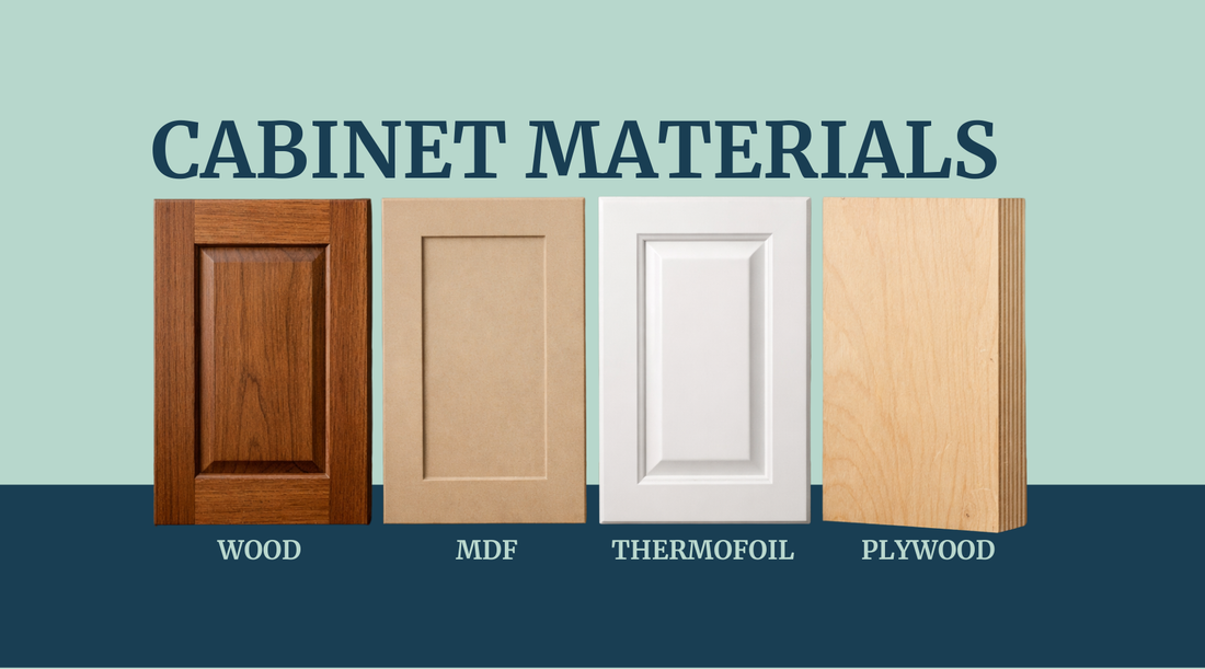 Cabinet Material Breakdown: Wood, MDF, Thermofoil, and Plywood Explained